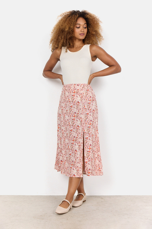 Floral Print Full Skirt - Dressed Up Deniz